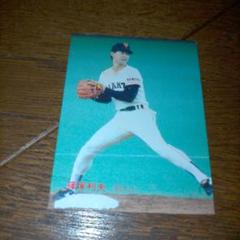 カルビー プロ野球カード 90年 金枠 No.197 巨人 篠塚 巨人1988 篠塚カルビー野球カード