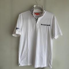 Beams golf ポロシャツ M ホワイト - メルカリ