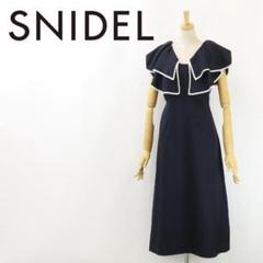 B6882■美品■スナイデル フリルカラーノースリーブワンピース 00