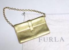 かなり美品!FURLAゴールドチェーンバッグ★