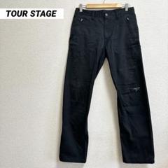 TOUR STAGE　メンズゴルフウェア　ロングパンツ　ブラック　M