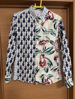 美品 河谷シャツ ペイズリー 切り替えシャツ 総柄 KAWATANI SHIRT 美品 河谷シャツ ペイズリー 切り替えシャツ 総柄 KAWATANI SHIRT