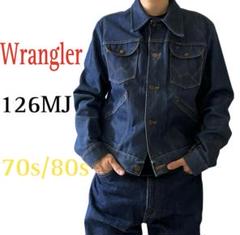 WRANGLER / ラングラー | 80s ヴィンテージ 三角タグ 126MJ デニム トラッカージャケット | 40 | インディゴ | メンズ  | フリマアプリ ラクマ