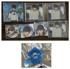 Free! 七瀬遙 缶バッジ コースター リングライト リンライ オケコン Free! 七瀬遙 缶バッジ コースター リングライト リンライ