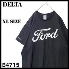 古着 DELTA製 企業系 Ford フォード ロゴ Tシャツ 黒 XLサイズ