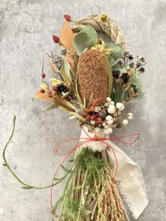しめ縄リースと丸太と流木の置物大サイズ⭐︎どんぐりアート 安い 通販ハンドメイド・手芸 - しめ縄リースと丸太と流木の置物