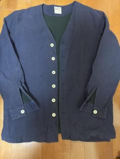 ポールスミス　ノーカラージャケット　メンズL ソリッド ウールストレッチ ジャケット 'A Suit To Travel In