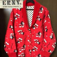 人気絶頂 80s ジャケット キルティング ミッキー総柄 ディズニー 古着 90s ジャケット・アウター