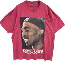 Poetic　Justice　メンズTシャツ　赤　2XL　HYBRID【4754