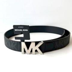 新品未使用 マイケルコース L ビッグ MK バックル 金 銀 MKロゴ 総柄 楽天市場】マイケルコース（ベルト・サスペンダー｜バッグ・小物