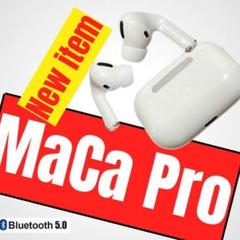 MaCa Pro Bluetoothイヤホン ホワイト ワイヤレスイヤホン