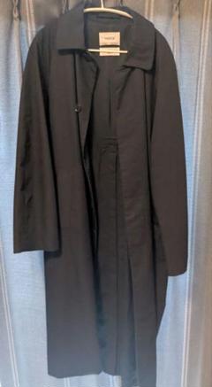 美品　YAECA ヤエカ CONTEMPO ステンカラーコート S ブラック YAECA (ヤエカ) SOUTIEN COLLAR COAT STANDARD / ステンカラー