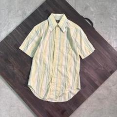 7SM2 マルチストライプ　半袖シャツ　細身　古着used