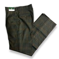 90s スラックス　チェックスラックス　ワイドスラックス　緑　カーキ 90s スラックス チェックスラックス ワイドスラックス 緑 カーキ