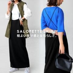 値下げ【美品】✨️antiqua✨️サロペットスカート《完売品》￥5940→