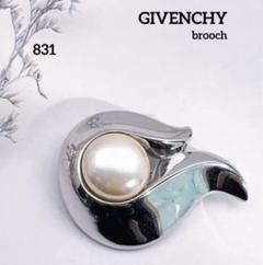VINTAGE GIVENCHY ジバンシー ブローチ フェイクパール シルバー GB000073-350x350.jpg