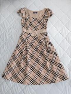 Burberry Blue label ワンピース　チェック　サイズ36 △12 BURBERRY BLUE LABELチェック柄ワンピース36 - 半袖 - ワンピース