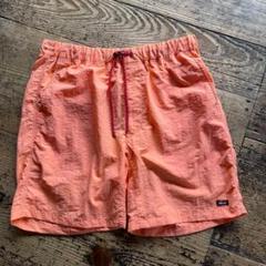 新品　NANGAナンガ　ナイロンタッサーショーツ　オレンジ　M