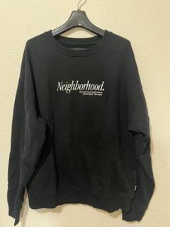 NEIGHBORHOOD クルーネック スウェット ブラック L チャレンジャー CHALLENGER チャレンジャー x NEIGHBORHOOD ネイバーフッド 21AW