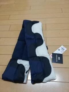海外限定 ユニクロ　マリメッコ コラボ　マフラー　新品未使用　タグ付き UNIQLO - ユニクロ×マリメッコ コラボ マフラー 海外限定 ブルー