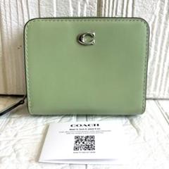 未使用 COACH 財布 ★大人気★ ビルフォールド ウォレット ペールピスタチ