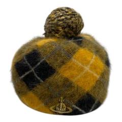 ヴィヴィアンウエストウッド　ベレー帽ポンポン付き　日本製 ヴィヴィアンウエストウッド Vivienne Westwood ORB オーブ