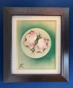 山羽斌士「徒々に」油彩 額装 証明シール 無所属実力派 梅田画廊取扱 油絵 D 山羽斌士「徒々に」油彩 額装 証明シール 無所属実力派 梅田画廊