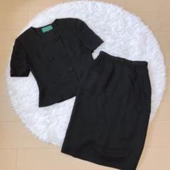 東京ソワール　CARVEN⭕️ブラックフォーマル　冠婚葬祭　高級　半袖　リネン　麻