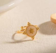 ☆人気☆ 高品質サージカルステンレス 金 ヨーロピアンリング ゴールド 調節可能