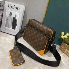 LOUIS VUITTON・ メッセンジャーバッグ ・黒・ショルダー・USED LOUIS VUITTON ルイ?ヴィトン ショルダーバッグ Sロック