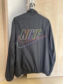 【激レア】NIKE ナイロンジャケット ウーブンジャケットM レインボー刺繍
