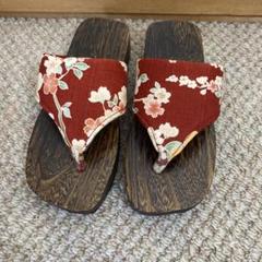 キッズ　桐下駄　草履　19