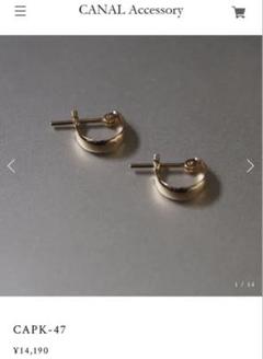 キャナルアクセサリー canalaccessory CAPK-47 ピアス - メルカリ