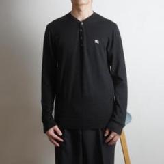 BURBERRY BLACKLABEL 長袖ボタンニットセーター 黒/RW397