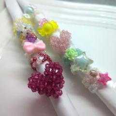 【9】キラキラ　キッズリング　15個