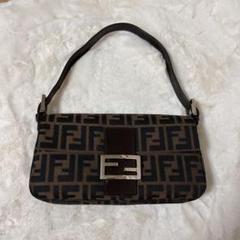 【極美品】 FENDI マンマバケット ズッカ柄 トートバッグ　ショルダーバッグ