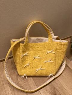 ayako gypsohila Townbag Sブラウンオレンジグラニーバッグ