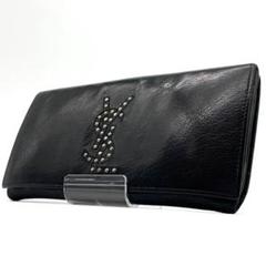 【激レア】サンローラン ハートスタッズ 長財布　黒　YSL 2025年最新】サンローラン 財布 ハートの人気アイテム - メルカリ