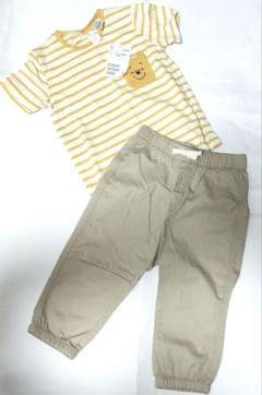 H＆M くまのぷーさん 上下セット 新品 85サイズ