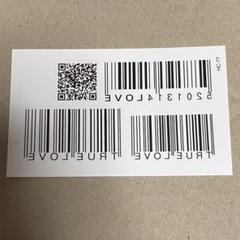 タトゥーシール バーコード QRコード