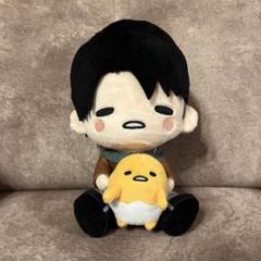 進撃の巨人 ぐでたま ぬいぐるみ リヴァイ リヴァイ兵長 進撃の巨人 ぐでたま ぬいぐるみ ゆらゆらソーラー