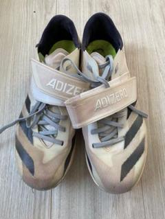 ADIZERO スパイクシューズ ホワイト/ブラック