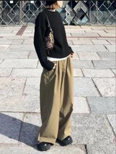 FASHIRU ベージュ ワイドパンツ 新品未使用　タグ付 FASHIRU ベージュ ワイドパンツ 新品未使用 タグ付 - メルカリ