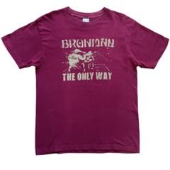 Tシャツ BRAHMAN ブラフマン バンド TOUR バーガンディ M 古着