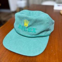 最安値 90's ROLEX トラッカーキャップ 90s ROLEX ロレックス コーデュロイ トラッカー キャップ 帽子