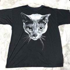 黒夢 清春 MARDI 猫プリント アンディー フード付きパーカー Tシャツ