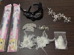 ダンス　キラキラ　ヘアアクセサリーセット パーティー用
