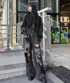 KSG クラッシュダメージストリートデニム