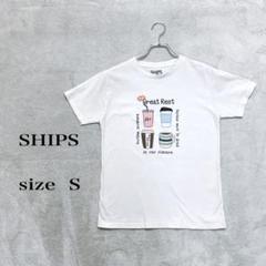 SHIPS Great Rest Tシャツ 白Sサイズ