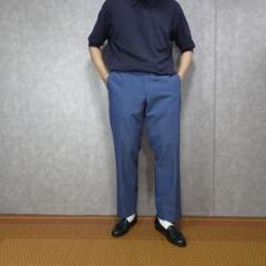 90s ウールポリエステルノータックスラックス　トラウザーズ　フォーマルパンツ